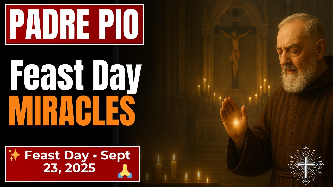 Padre Pio Feast Day Prayer 🙏 Pray This to Witness a Miracle! - YouTube