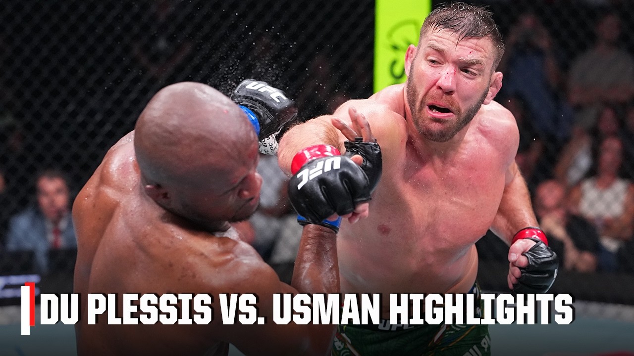 UFC Fight Night Highlights: Dricus Du Plessis vs. Kamaru Usman | ESPN MMA