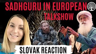 Sadhguru response to a foreign anchor  Speechless? | Slovak reaction