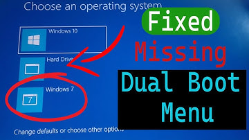 FIXED ! Missing Dual Boot Menu, Corrupted Bootloader, and Grub Issues in Windows 10/8/7
