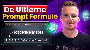 De Ultieme ChatGPT Prompt Formule (in 10 minuten)!