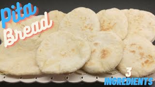 Only 3 ingredients Stovetop Pita Bread Recipe -Homemade Only 3 ingredients Stovetop Pita Bread Recipe -Homemade