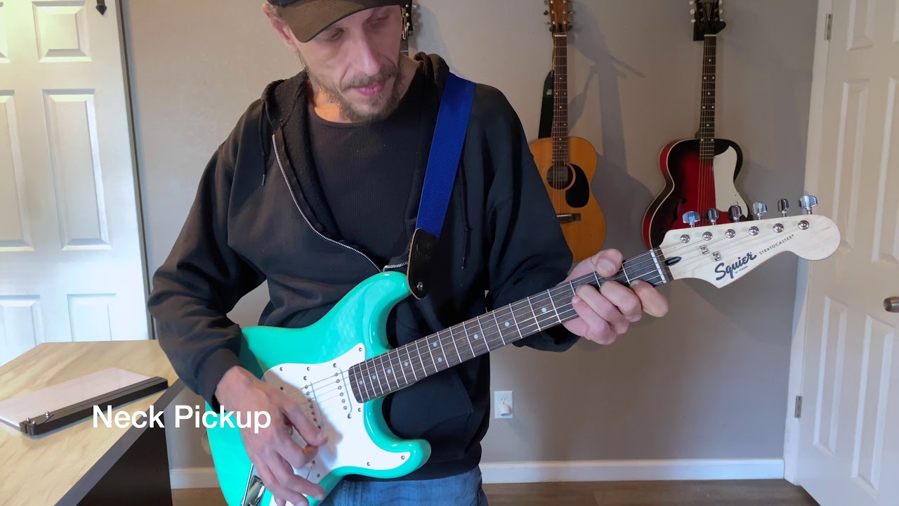 最終値下げ!Squier by Fender STRATOCASTER グリーン 2019 Squier by Fender Stratocaster Sea Foam Green Review and