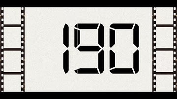 Countdown from 190 to 0 (Retro)