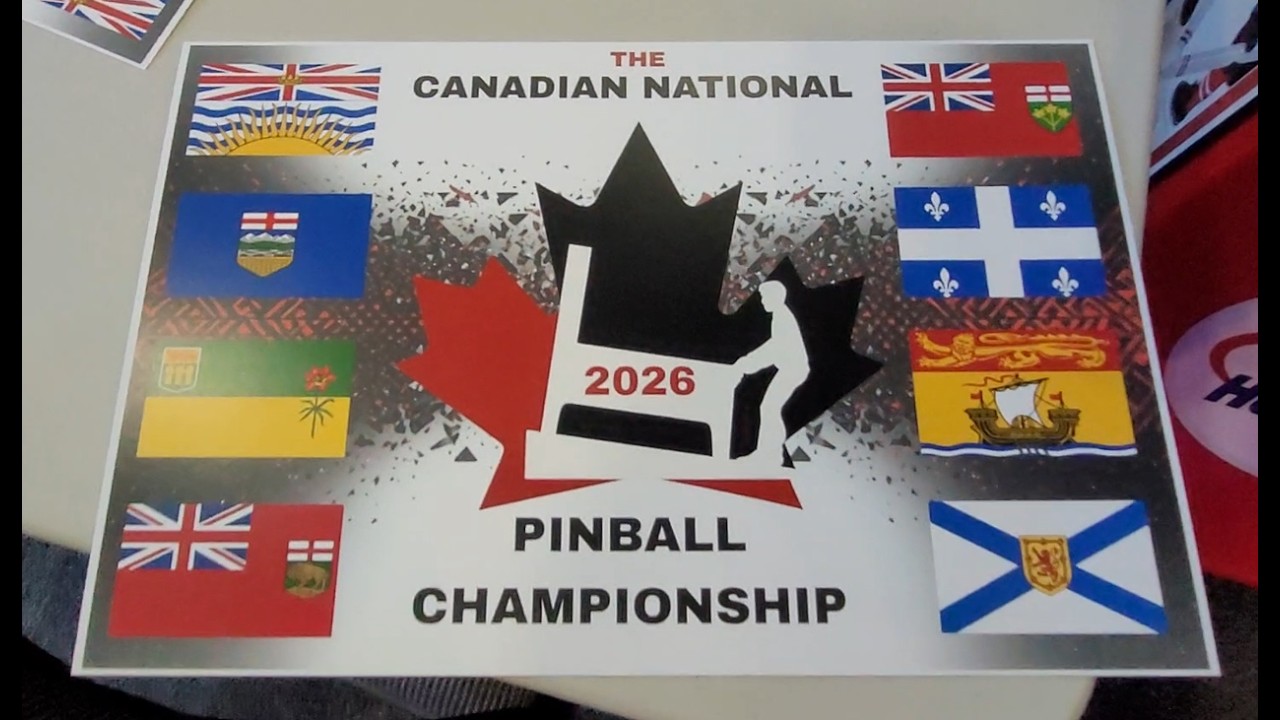 The Canadian National Pinball Championships in Edmonton 2026!