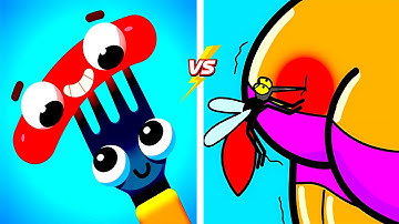 Fork N Sausage vs Tricky Brain Story 🍴🌭🧠 NEW Update Level Gameplay Walkthrough (Android iOS) B6Q