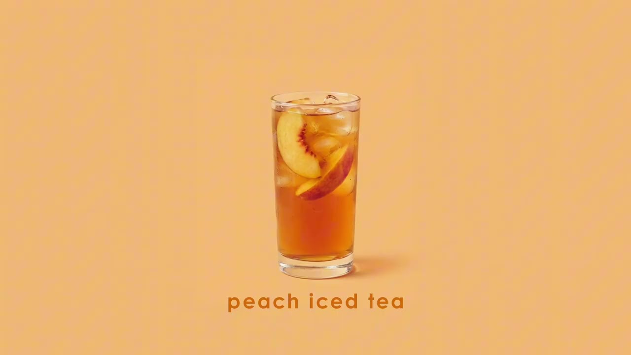 peach iced tea