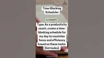 Time-Blocking Scheduler