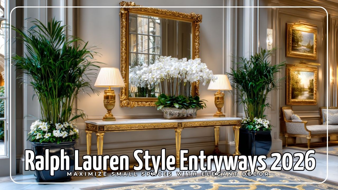 Ralph Lauren Style Entryways 2026: Elegant Small Space Ideas That Feel ...