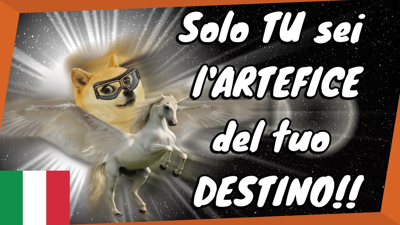 SOLO TU, sei l'ARTEFICE del tuo DESTINO!! - YouTube