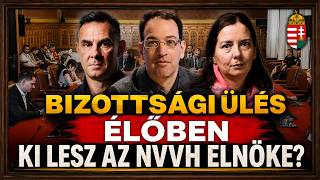 Ki lesz az NVVH elnöke A parlamenti bizottság ülése! - Vagyonvisszaszerzési Hivatal 🔴⚪🟢 ÉLŐ ADÁS