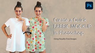 Create Realistic Fabric Mockups Using Free Images in Photoshop