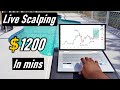 Scalping Strategy That Made me $1200 in 120 mins - Live Scalping