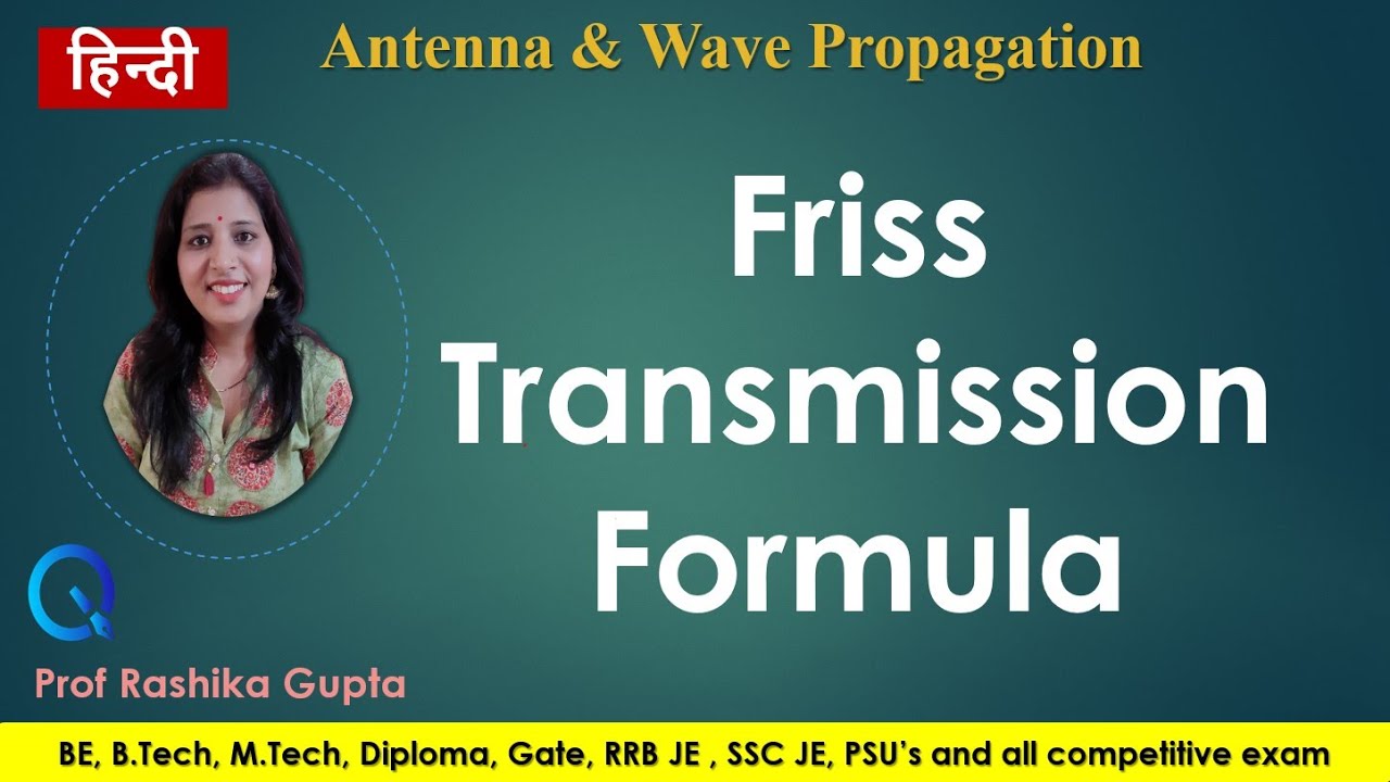 Friss Transmission Formula || Complete Derivation. - YouTube