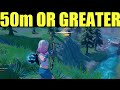 hit from 50m or greater with a bow - Fortnite