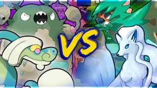 TRAINER TV BATTLE: Garbodor Drampa vs Decidueye Ninetales!! Max Rarity