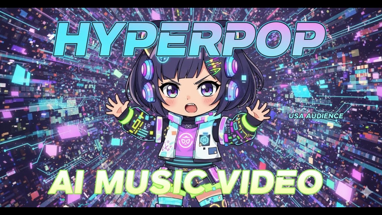 [FREE] Hyperpop Energy Burst – AI Music Video