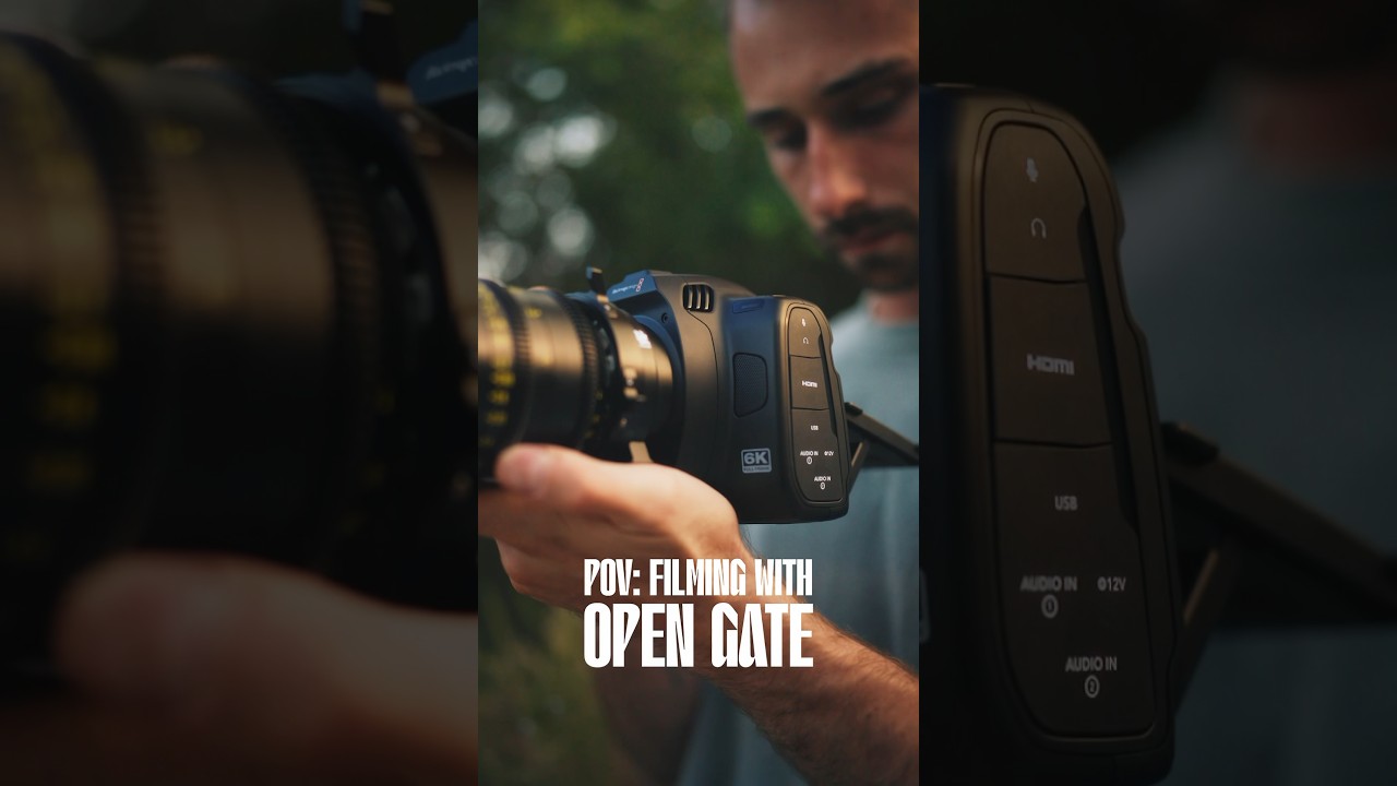 POV: Filming with Open Gate - YouTube