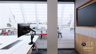 ACE GROUP | 3D Digital Rendering | Office Acoustic Glass Pods Install | Full Walk Through