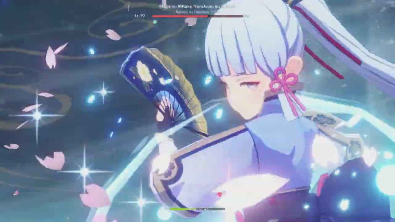 Ayaka C0 Solo VS Raiden Shogun Weekly Boss Fight (No Buffs, No Food)