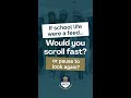 "If your school days were a feed… would you stop scrolling for this moment?