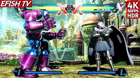 Sentinel vs Doctor Doom (Hardest AI) - Ultimate Marvel vs Capcom 3 | PS5 4K 60FPS