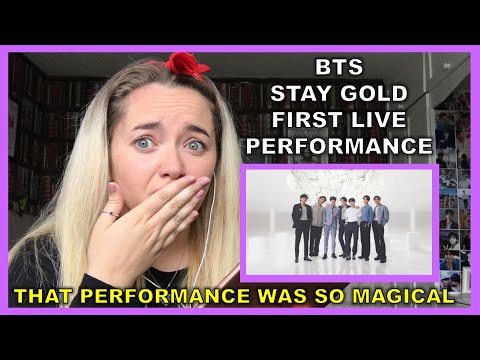 BTS STAY GOLD LIVE PERFORMANCE { REACTION }