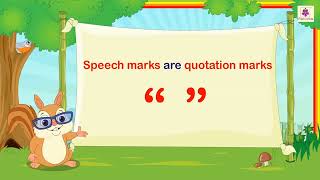 Punctuation marks ( Comma and double quotation marks )