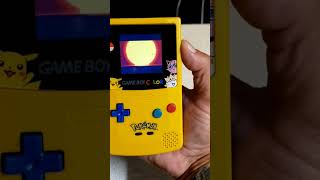 Pokémon Game Boy Color Backlight LCD Screen Mod Complete #gaming #pokemon #gameboycolor #gameboy