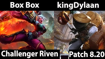 [ Box Box ] Riven vs Singed [ kingDylaan ] Top  -  Box Box Riven Gameplay