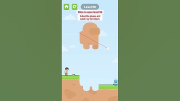 Slice to save/level 90 | funny game 2023 | new Android game 2023 #shorts #gaming #funny #trending