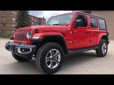 2020 'Firecracker Red' Jeep Wrangler Unlimited Sahara EcoDiesel 4x4 -  YouTube