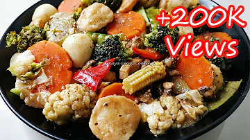 I STIR FRIED VEGGIES THIS WAY AND WAS SURPRISED WITH THE RESULT! AMAZING CHICKEN AND VEGGIES RECIPE!