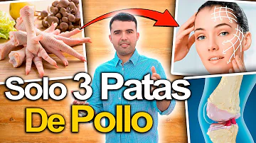 ¿Cuál es la parte del pollo que tiene más colágeno?