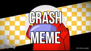 Crash animation meme // Among Us // Flashing Images?? // MY MOST VIEWED VIDEO TYSM!! // - Looping -