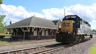 CSX GP40-2 6070 light engine move at Morris, Illinois on June 14, 2026