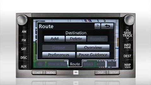 Navigation (delete a destination) Venza Toyota of Slidell