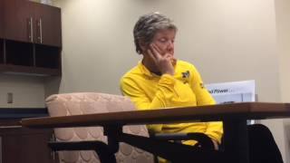 Michigan softball coach Carol Hutchins compares Megan Betsa's compete-level to Tom Brady's