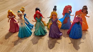 Satisfying Video l How to make Glossy Lolipops in to Rainbow Pool with Disney Princess Cutting ASMR