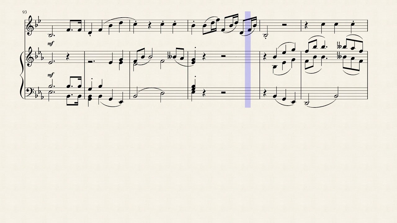 Horn Concerto in Eb Major for French Horn & Piano YouTube