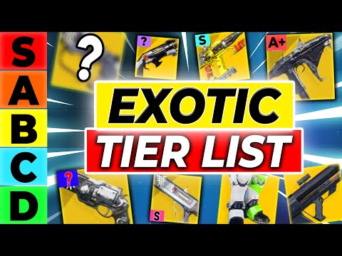 ALL 83 Exotic Weapon Tier List Rankings (Destiny 2)