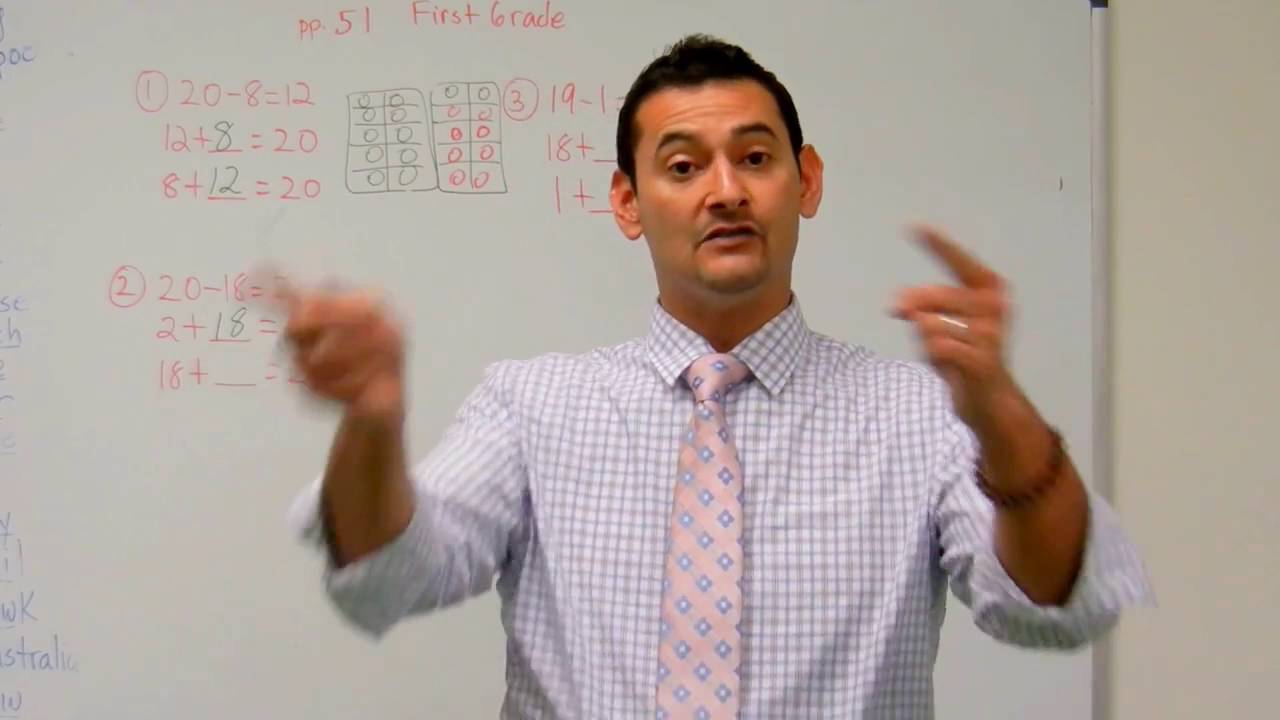First Grade Hybrid Math Workbook: Learning About Fact Families - YouTube