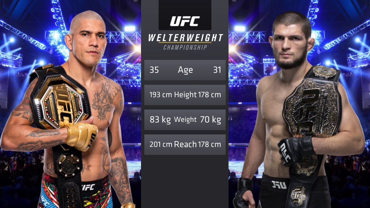 Alex Pereira vs Khabib Nurmagomedov Full Fight - UFC 4 Fight Of The Night