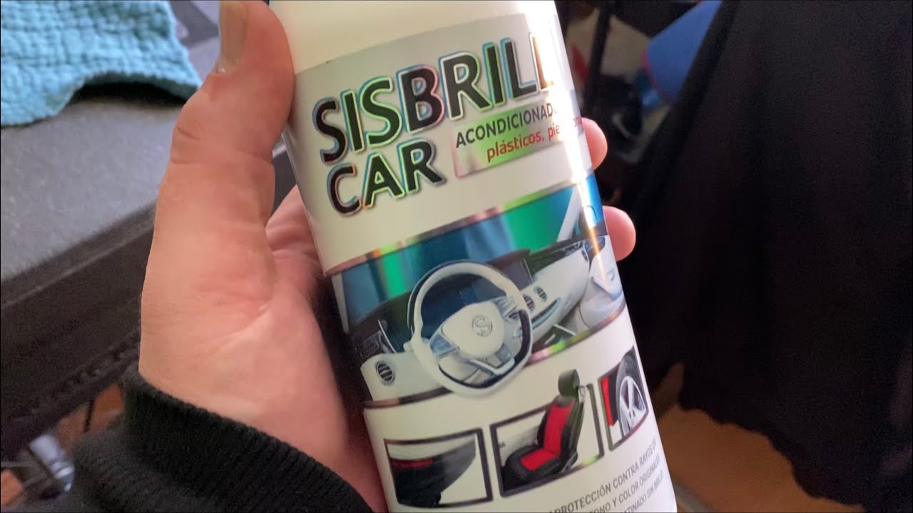 How to clean your interior with Sisbrill Car Multi-Top Conditioner for  Rubber, Plastic and Leather 