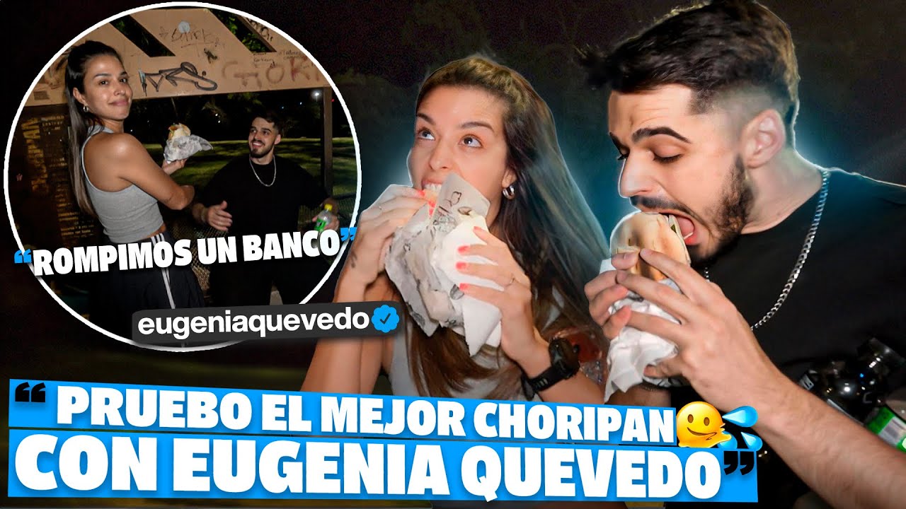 EUGENIA QUEVEDO ME LLEVO A PROBAR EL AUTENTCO CHORIPAN ARGENTINO