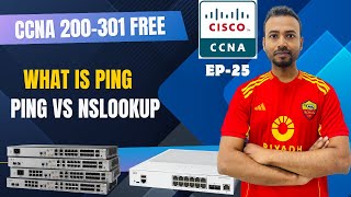 Free CCNA | Day 25 | Mastering Ping & Nslookup Commands | Network Troubleshooting Made Easy!