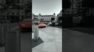 Bull run on Montecarlo #monaco #lamborghini #money