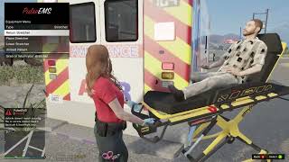 Gta 5 Lspdfr Playing As Female AMR First Responder/EMS - Paramedic Mods #lspdfr #gta5
