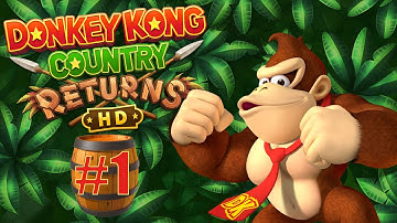 King of Swing! | Donkey Kong Country Returns HD 100% Playthrough (Part 1).