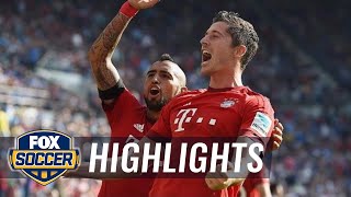 Bayern Munich's Lewandowski scores late winner against Hoffenheim - 2015–16 Bundesliga Highlights screenshot 5